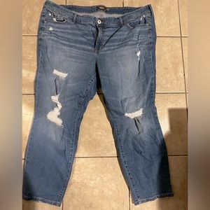 Torrid Skinny ankle stretch mid rise jeans